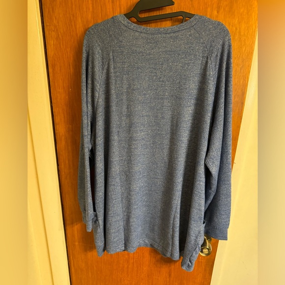 NWT 16W blue long sleeved Mama Bear pullover by Dolnine Plus Sized Collection - Picture 2 of 12